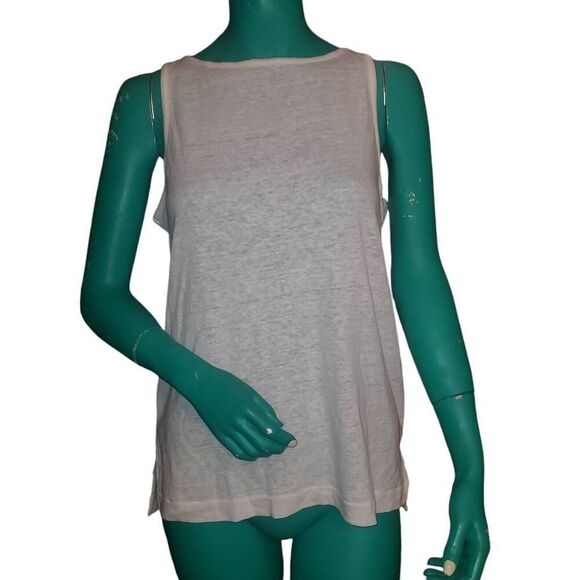 Madewell Tops - NWT Madewell Cream Colored Tank Top Sleeveless Top Size M